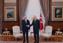 Azərbaycan Prezidenti İlham Əliyevin və Türkiyə Prezidenti Rəcəb Tayyib Ərdoğanın təkbətək görüşü olub