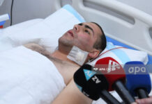 Erməni təxribatı zamanı yaralanan əsgər: “Xidmətimi davam etdirmək istəyirəm” – FOTO