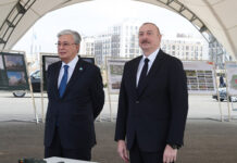 Prezident İlham Əliyev və Tokayev Füzulidə Uşaq Yaradıcılıq Mərkəzinin açılışında iştirak ediblər – FOTO