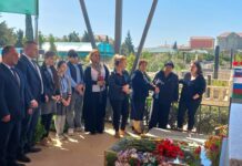 Binəqədidə şəhid Rzaxanov Nihadın məzarı ziyarət olunub