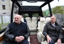 Prezidentlər Şuşada – Foto