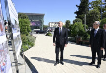 Prezident Nərimanov parkının açılışında iştirak etdi – Fotolar