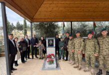 Binəqədidə Vətən müharibəsi şəhidi Nicat Səmədovun xatirəsi anılıb