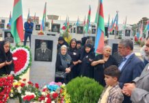 Binəqədidə Vətən müharibəsi şəhidi Tural Zeynalovun xatirəsi anılıb – Foto