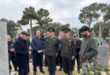 Binəqədidə Vətən müharibəsi şəhidi Ramiz Ağayevin xatirəsi anılıb – FOTO