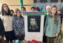 Binəqədidə şəhid Rzaxanov Nihadın məzarı ziyarət olunub – Foto