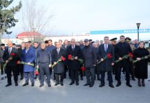 Binəqədidə “Güllə yağışı” abidəsi ziyarət edilib – FOTO