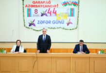 Elxan Allahverdiyevin 28 May qəsəbə sakinləri ilə səyyar qəbulu keçirilib – FOTO