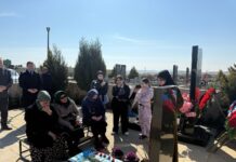 Binəqədidə şəhidin məzarı ziyarət olunub – Foto