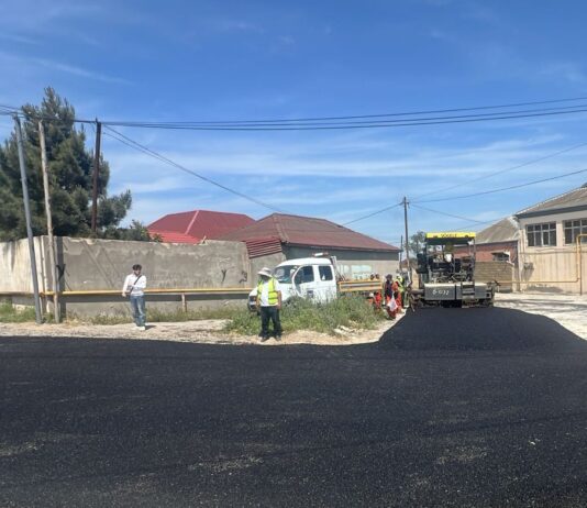 Binəqədi rayonunda abadlıq-quruculuq işləri davam etdirilir – FOTO