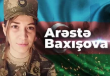 Vətən müharibəsinin tək qadın şəhidi Arəstə Baxışovanın doğum günüdür