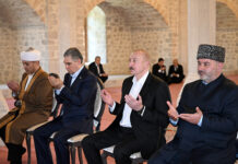 Şuşada məsciddə dua etdilər – Foto