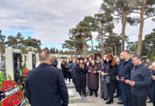 Binəqədidə Vətən müharibəsi şəhidi Həmdəm Ağayevin xatirəsi anılıb – Foto