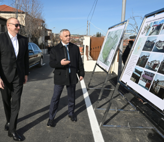 Prezident İlham Əliyev Xankəndiyə getdi – Foto