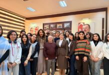 Binəqədi Gənclər Evində Xalq rəssamı Ömər Eldarov ilə görüş keçirilib – FOTO