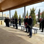 Binəqədidə şəhidin məzarı ziyarət olunub – FOTO