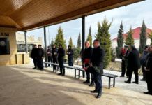 Binəqədidə şəhidin məzarı ziyarət olunub – FOTO