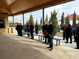 Binəqədidə şəhidin məzarı ziyarət olunub – FOTO