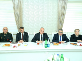 Binəqədidə qazilər və şəhid ailələri ilə görüş keçirilib – Foto