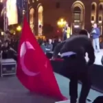 Azərbaycan XİN İrəvanda Türkiyə bayrağının yandırılmasını pisləyib irevan-turkiye-bayragi