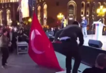 Azərbaycan XİN İrəvanda Türkiyə bayrağının yandırılmasını pisləyib irevan-turkiye-bayragi