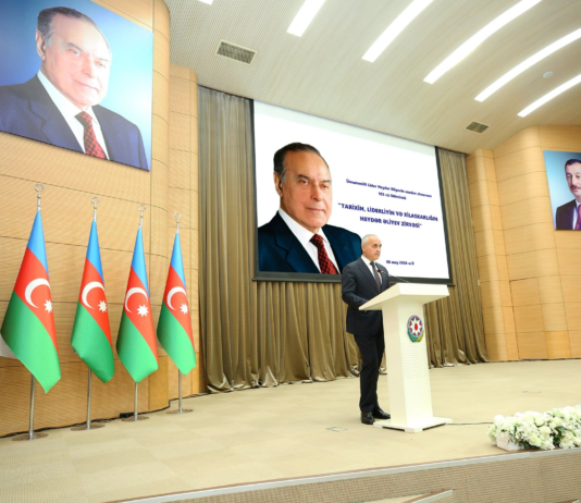 Binəqədidə Ulu Öndərlə bağlı tədbir keçirildi – Foto