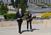 Faşizm üzərində Qələbə uğrunda mübarizədə həlak olan Azərbaycan övladlarının xatirəsi ehtiramla anılıb – FOTO – VİDEO
