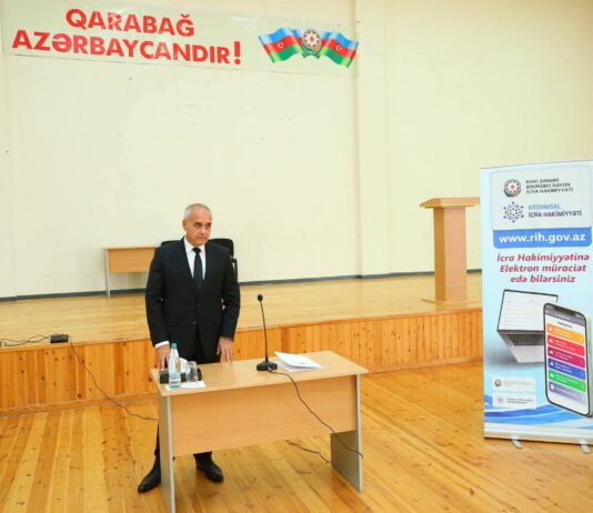 Elxan Allahverdiyevin 28 May qəsəbə sakinləri ilə səyyar qəbulu keçirilib – FOTO