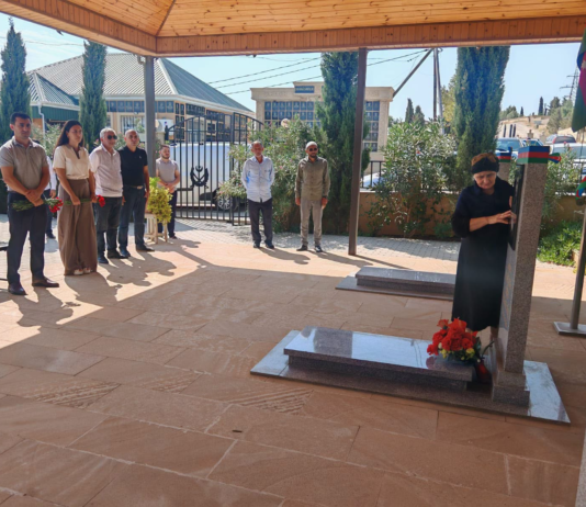 Binəqədidə şəhid Cavid Paşazadənin məzarı ziyarət olunub – Foto