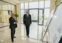 Prezident İlham Əliyev açılışda – Foto