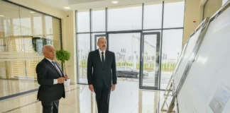 Prezident İlham Əliyev açılışda – Foto
