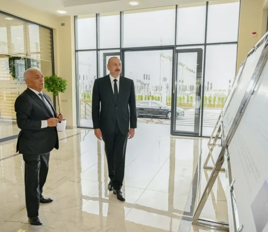 Prezident İlham Əliyev açılışda – Foto