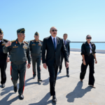 Prezident İlham Əliyev Hərbi Dəniz Qüvvələrində olub – Foto