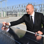 Prezident İlham Əliyev Qaradağda açılışda – Foto
