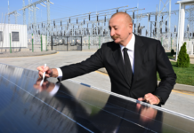 Prezident İlham Əliyev Qaradağda açılışda – Foto