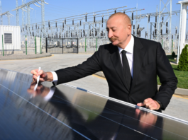 Prezident İlham Əliyev Qaradağda açılışda – Foto
