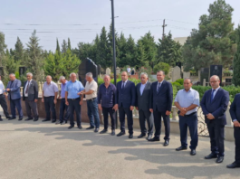 Binəqədidə şəhidlərin məzarı ziyarət olundu – Foto