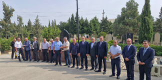 Binəqədidə şəhidlərin məzarı ziyarət olundu – Foto