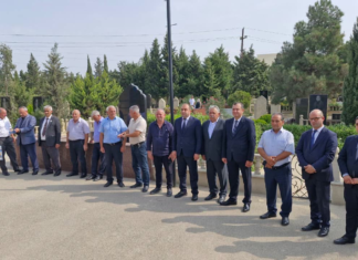 Binəqədidə şəhidlərin məzarı ziyarət olundu – Foto
