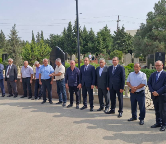 Binəqədidə şəhidlərin məzarı ziyarət olundu – Foto