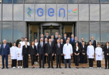 Prezident İlham Əliyev dərman istehsalı müəssisəsinin açılışında – Foto