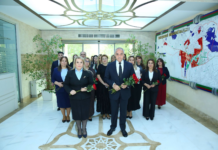 Binəqədidə Beynəlxalq Müəllimlər Günü qeyd olundu – Foto